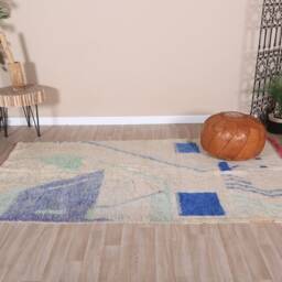 Vintage Boujaad Rug, Authentic Moroccan Rug 5x8 F - thumbnail 2