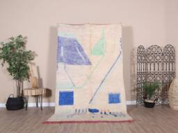 Vintage Boujaad Rug, Authentic Moroccan Rug 5x8 F - thumbnail 1