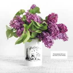 Winnie The Pooh Personalised Ceramic Vase For A Special Friend - Good Friends Are Like Stars Quote Birthday Gift - thumbnail 2