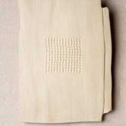 Organic Stoneware Ceramic Wall Art, Neutral, Textured - Made To Order - thumbnail 2
