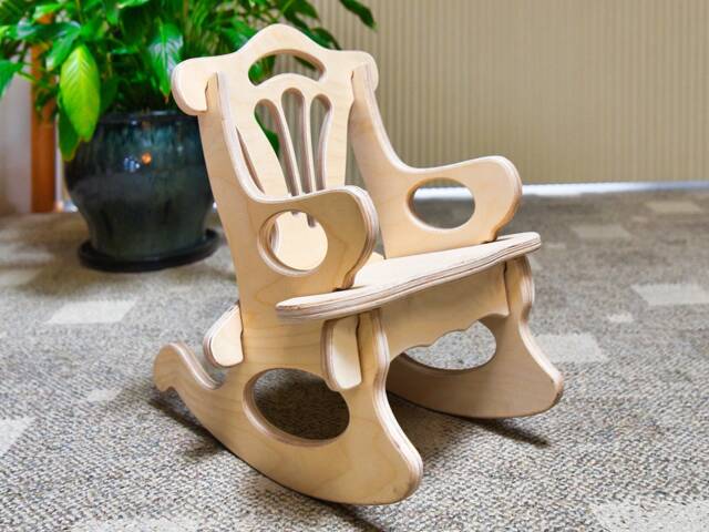13A. Children's Small Rocking Chair - Ready For Assembly - image 1