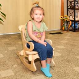 13A. Children's Small Rocking Chair - Ready For Assembly - thumbnail 2