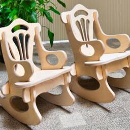 13A. Children's Small Rocking Chair - Ready For Assembly - thumbnail 3