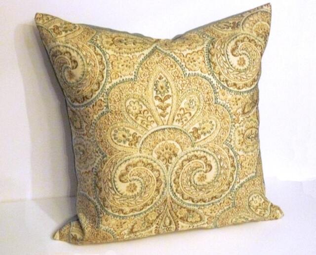 "Kashan Paisley in Patina - 20""x20" - image 1