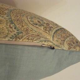 "Kashan Paisley in Patina - 20""x20" - thumbnail 2