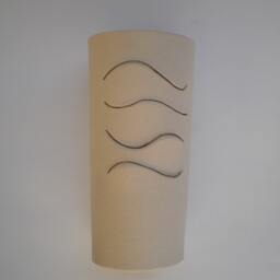 Ceramic Waves Cylinder, Wall Lamp - thumbnail 2