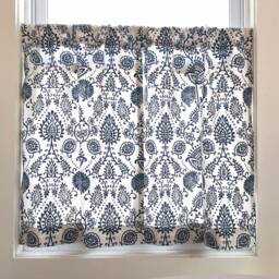 Floral Cafe Curtains Farmhouse Kitchen Tiers - thumbnail 2