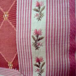 Dark Rose Diamond Designer Pillow With Braided Corded Edge - thumbnail 3