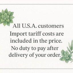 Faux Succulent Wall Letter Plant Decor Sign, Moss Art - 8 Inches/20cm - thumbnail 3