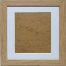 Wood Effect Picture Frame Photo Frames With White Mounts - thumbnail 3