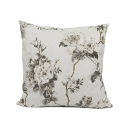 Schumacher - Betty Chintz Charcoal Lush Floral Cushion Cover Handmade Throw Pillow Designer Home D??cor - thumbnail 2