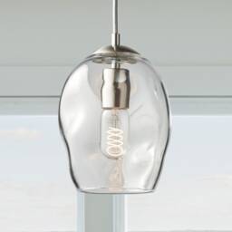 Clear Petra Pendant Light Hand Blown Glass Made To Order