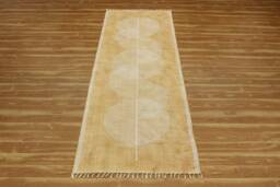 Brown Cotton Rug, Indian Handmade Boho Area Rug - thumbnail 1