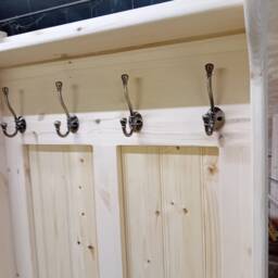 3Ft Coat Rack With Brass Antique Hooks Any Size Madedelivery Cost Shown On The 2nd Photo - thumbnail 4