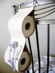 Guest Bathroom Accessories...home Decoration...bathroom Handy Accessories...silver Flower ... Toilet Paper Holder