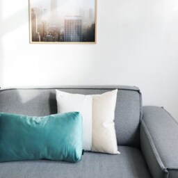 Pillow - Plus Rectangle Puikdesign Accessory Cushion Velvet Duck Feather Handmade Living Room Couch - thumbnail 1