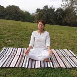 Artisan Organic Cotton Yoga & Meditation Rugs, Handwoven Floor Mat, Indian Handloomed Rug, Cotton Mat, Natural Fibre Rug - thumbnail 2