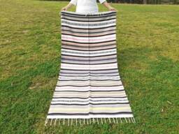 Artisan Organic Cotton Yoga & Meditation Rugs, Handwoven Floor Mat, Indian Handloomed Rug, Cotton Mat, Natural Fibre Rug