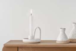 Ceramic Candle Taper With Loop