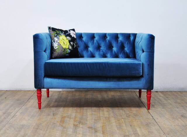 Loveseat - Blue Love - image 1