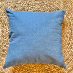 Denim Pillow Cover Sham, Blue Jeans Throw Pillow, Accent Recycled Pillow, Decor, Cushion, Bedding Room Decor - thumbnail 2