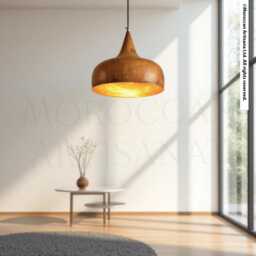 Rustic Copper Pendant Light - Handmade Fire-Aged Kitchen Island Fixture in Multiple Sizes - thumbnail 2