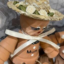 30Th Pearl Wedding Anniversary Gift, Personalised Flowerpot Couple, Plant Pot Person Garden Ornament, Keepsake - thumbnail 2
