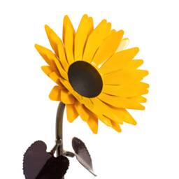 Personalized Gift Hand-Forged Wrought Iron Metal Sunflower - thumbnail 1