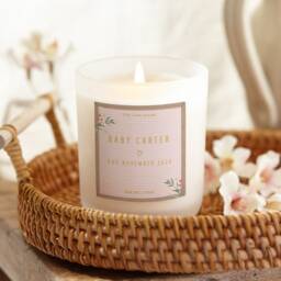 Pregnancy Reveal Idea Baby Candle Frosted Glass Scented - Personalised Gifts - thumbnail 3