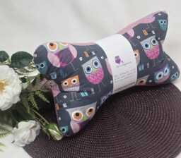 Owl Reading Pillow - Neck Roll Wedge Tablet Holder Bookend Support Decorative Washable - thumbnail 1