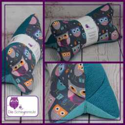 Owl Reading Pillow - Neck Roll Wedge Tablet Holder Bookend Support Decorative Washable - thumbnail 3