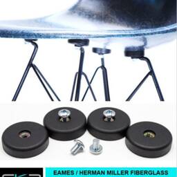 Eames/Herman Miller Fiberglass Chair Shock Mounts - Fine Thread, Set Of 4 - thumbnail 2