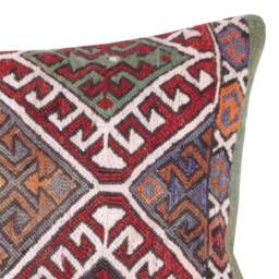 "Kilim Pillow Cover, Vintage Pillow, 14.37"" X 23.82" - thumbnail 2