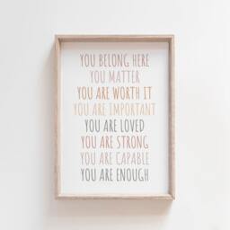 3 Classroom Wall Art, Girls Nursery Prints , Positive Affirmations For Kids, Poster, Educational Playroom Kids - thumbnail 3