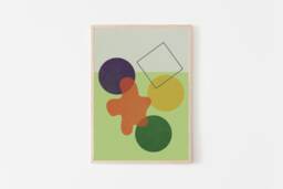 Matcha Popping Boba Art, Asian Drinks, Modern Food Giclee Print, Fine Art Paper Home & Kitchen Decor For The Food Lover - thumbnail 1