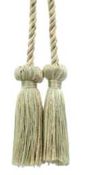 "D??copro Double Tassel Curtain & Drapery Tieback/Holdback, 3"" - 7.5cm, 27" - thumbnail 1