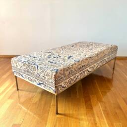 Vintage Kilim Coffee Table, Ottoman Bench, Living Room Benches - thumbnail 2