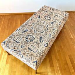 Vintage Kilim Coffee Table, Ottoman Bench, Living Room Benches - thumbnail 3