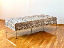 Vintage Kilim Coffee Table, Ottoman Bench, Living Room Benches