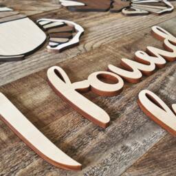 "Custom Interior Centerpiece Wall Hanging - Personalized Anniversary & Wedding Gifts Large Format 24"" X 36" - thumbnail 3