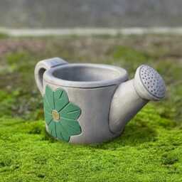 Handmade Concrete Watering Can Planter Outdoor Stone Flower Pot Ornament Garden Cute Decor Handcrafted Cement Decoration - thumbnail 2