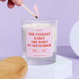 Funny September Birthday Candle Gift For Her Bestie Best Friend 18Th 21st 30Th 40Th Party Decor Rude Zodiac - thumbnail 2