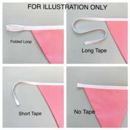 Grey & Pink Bunting, Nursery Baby Girl Bunting - thumbnail 3