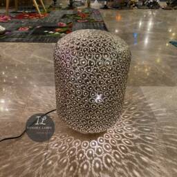 Moroccanturkish Laser Cut Table Lamp Shade - Living Room Decor - thumbnail 3
