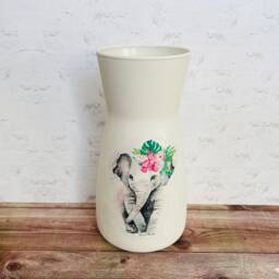 Elephant Vase, Themed Gifts, Gifts For Lovers, Pretty Home Decor - thumbnail 2