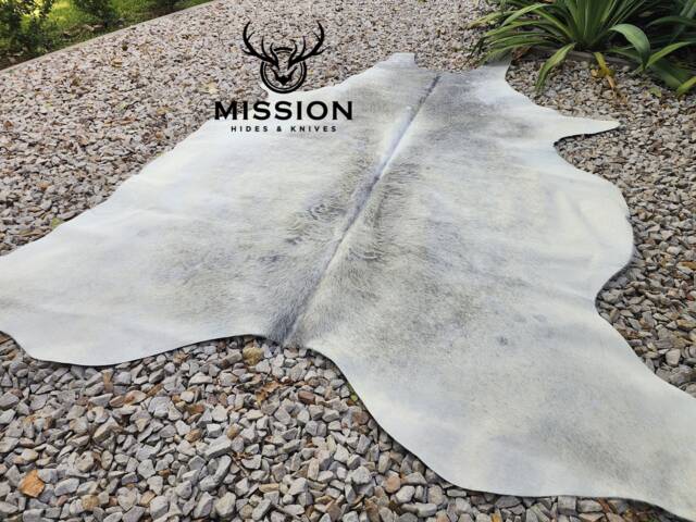 Cowhide Rug Gray Hide Gorgeus Unique Xl Cow Hide Peau De Vache - image 1