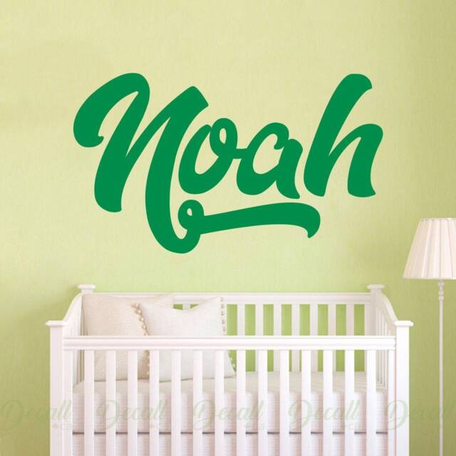 Personalized Name Monogram Wall Sticker - Custom Decal Kids Nursery Removable Vinyl D027 - image 1