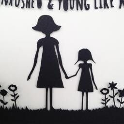 Personalised Grandparent Fine Art Print, Grandchild Keepsake - thumbnail 3