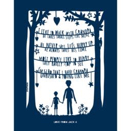 Personalised Grandparent Fine Art Print, Grandchild Keepsake - thumbnail 2