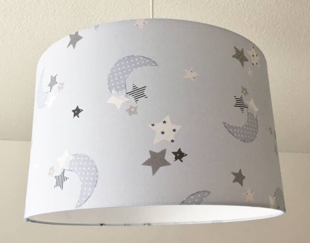 "Ceiling Lampshade ""Moon & Stars" - image 1